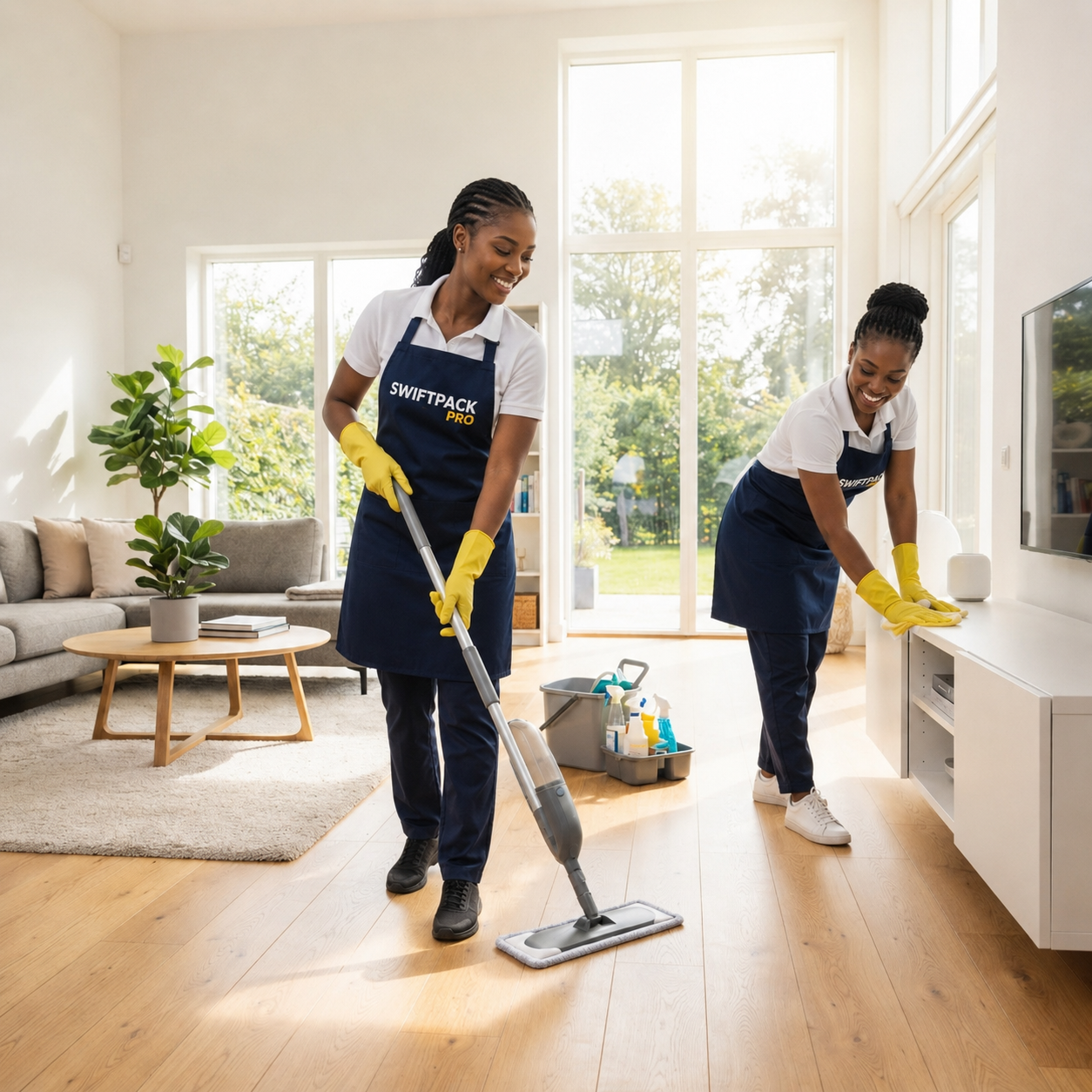 Professional Swiftpack Pro cleaner providing quality cleaning services