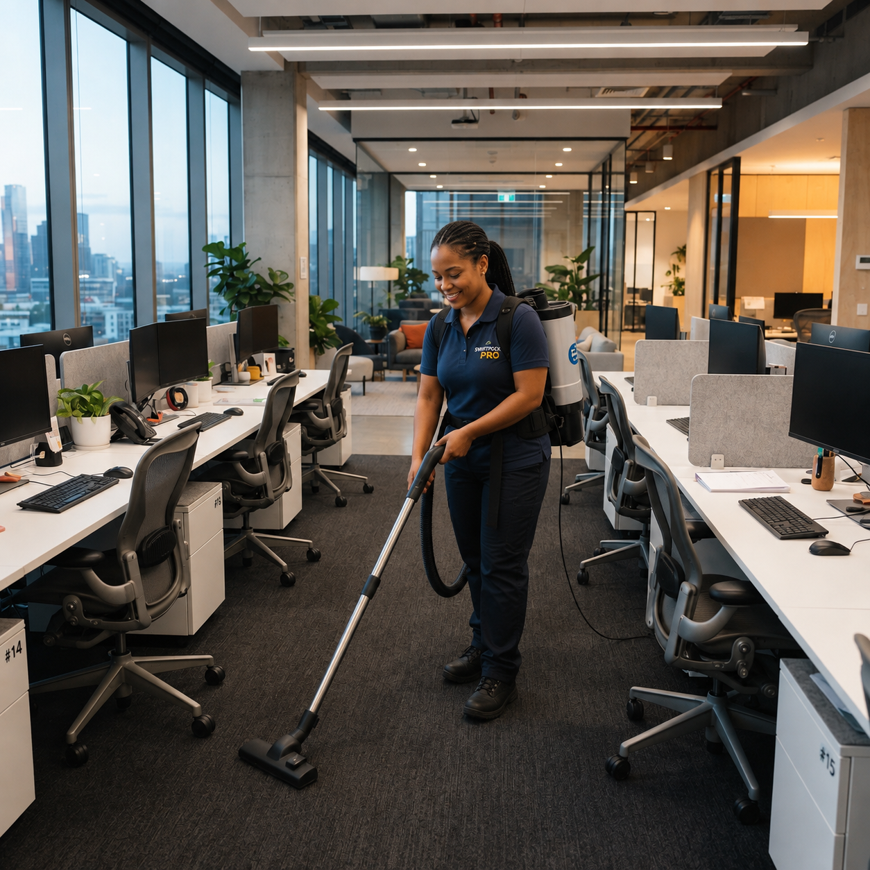 Office Cleaning by Swiftpack Pro